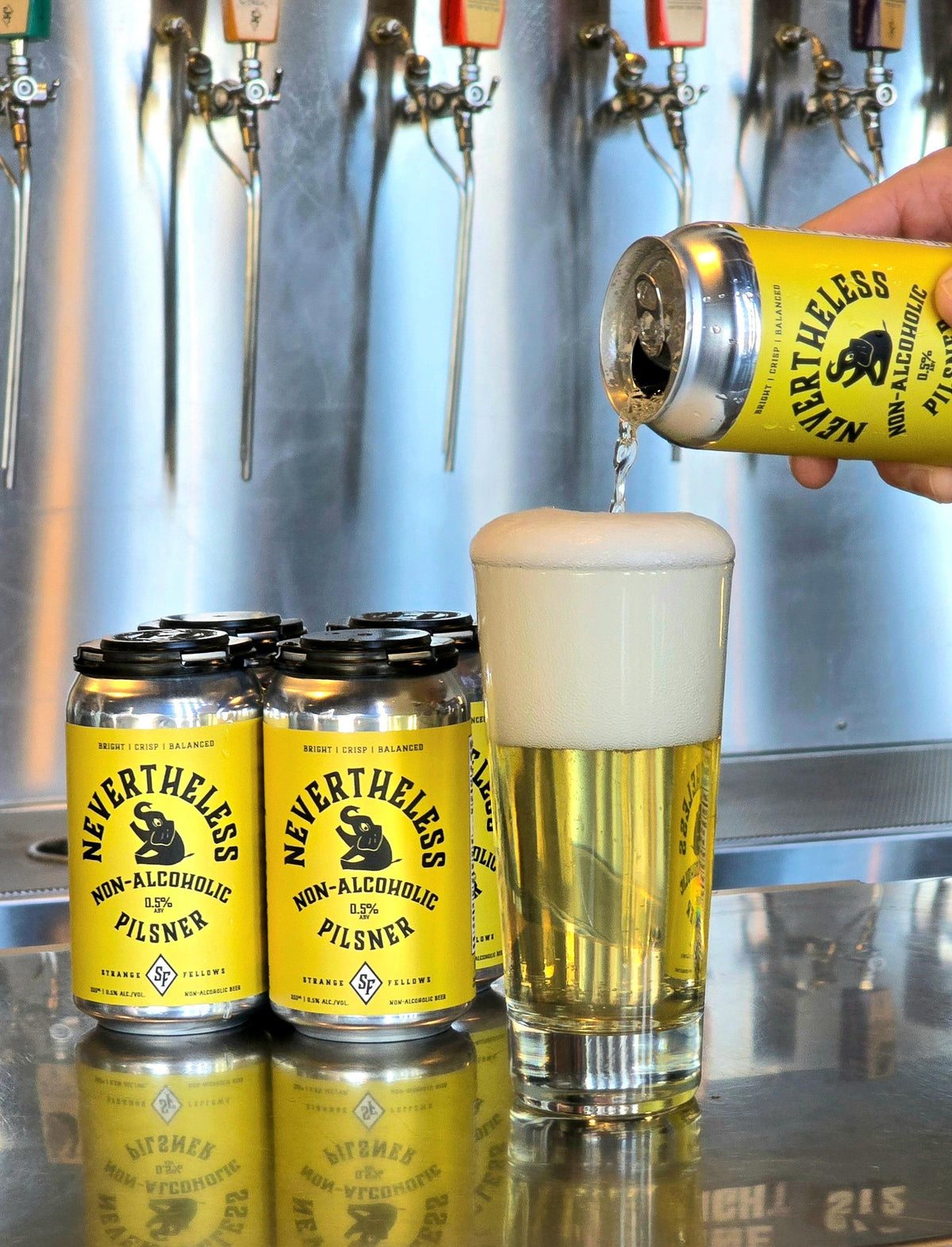 NEVERTHELESS | Non-Alcoholic Pilsner 4x355ml cans