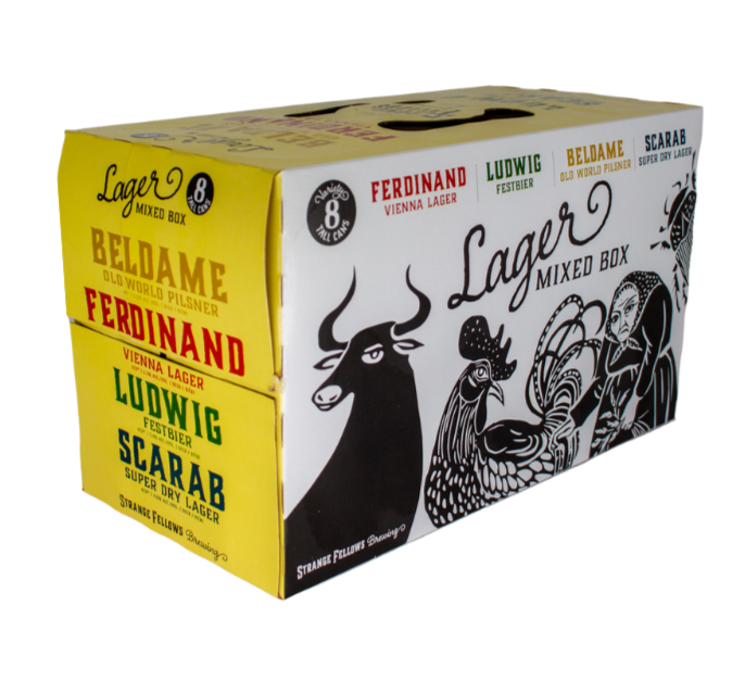 MIXED LAGER BOX | Assorted Lager 8x473ml cans