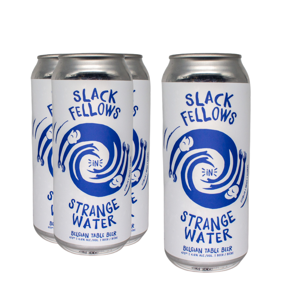 Slack Fellows Strange Waters  | Belgian Table Beer | Slackwater Collab 4x473ml cans