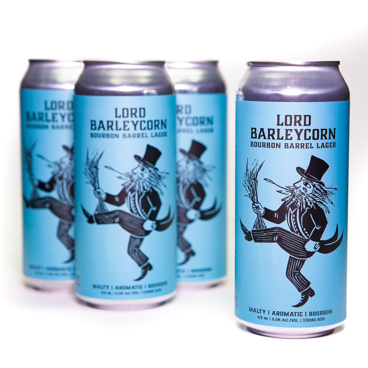 LORD BARLEYCORN | Bourbon Barrel-Aged Pre-Prohibition Lager 4x473ml cans