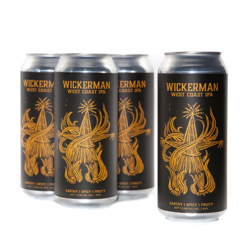 WICKERMAN | West-Coast I.P.A. 4x473ml cans