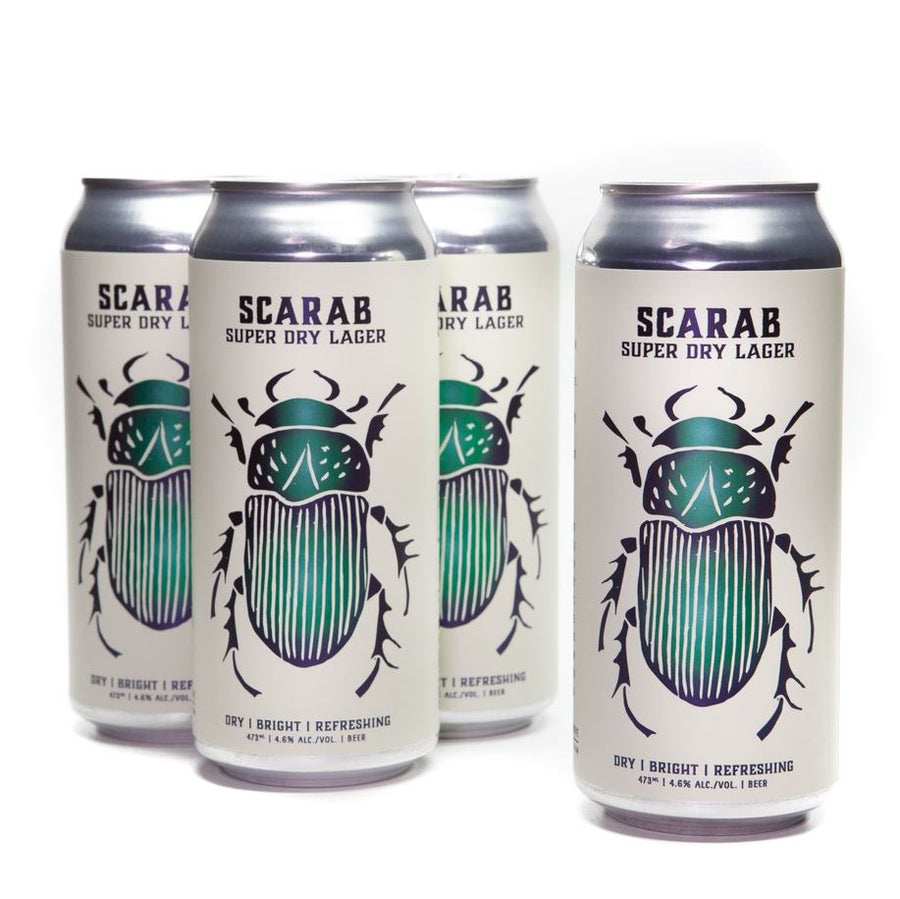 SCARAB | Super Dry Rice Lager 4x473ml cans